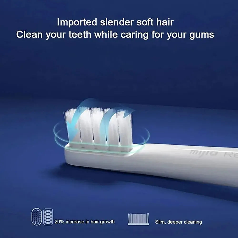 Xiaomi T100 Mijia Sonic Electric Toothbrush Dual Cleaning Modes USB Rechargeable - White