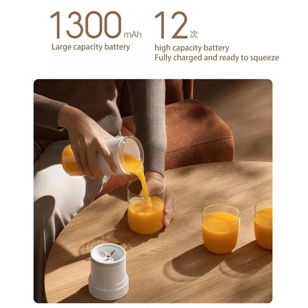 Xiaomi Mijia Portable Juicer 2 300ml 1300mAh Type-C Rechargeable