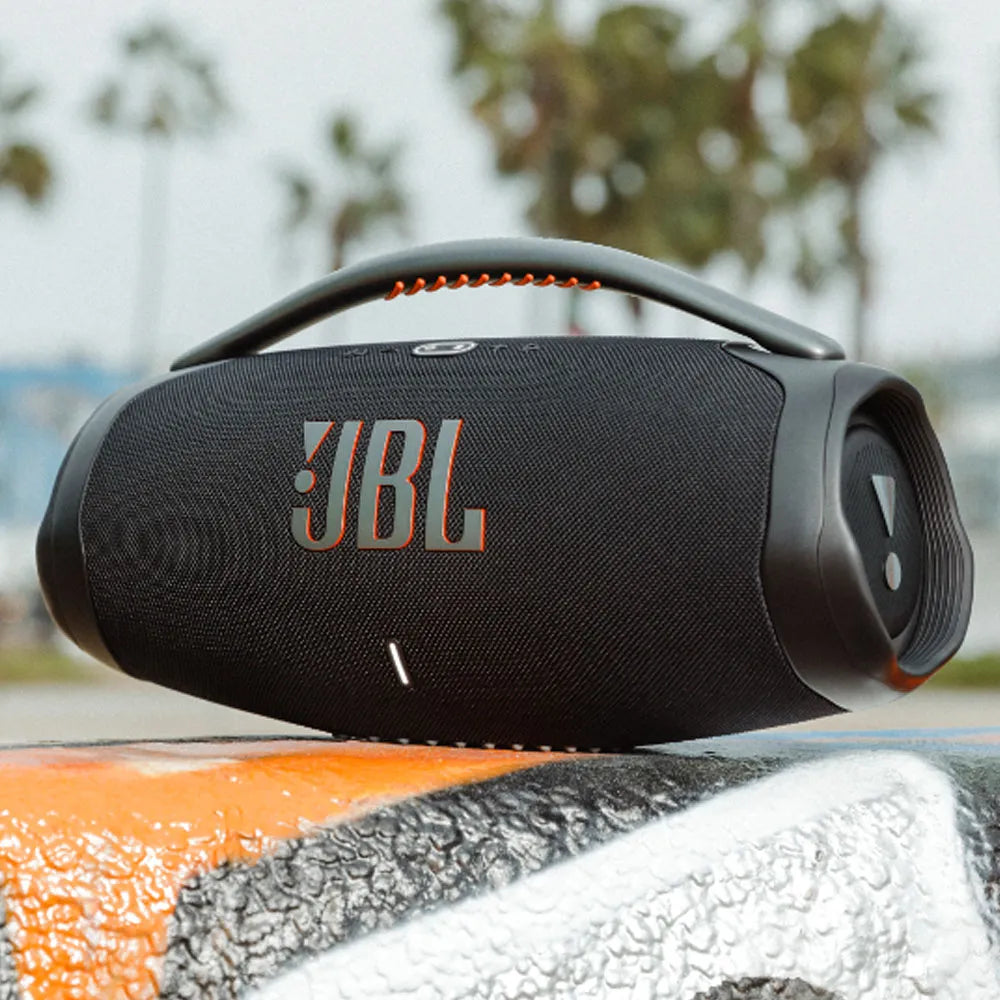 JBL Boombox 3 Portable Speaker up to 24 Hours of Battery Life – Black