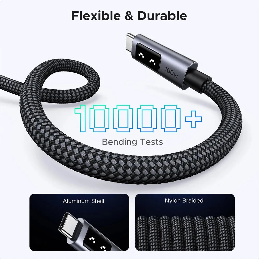 Ugreen Uno USB-C to USB-C Cable 100W-3.3ft