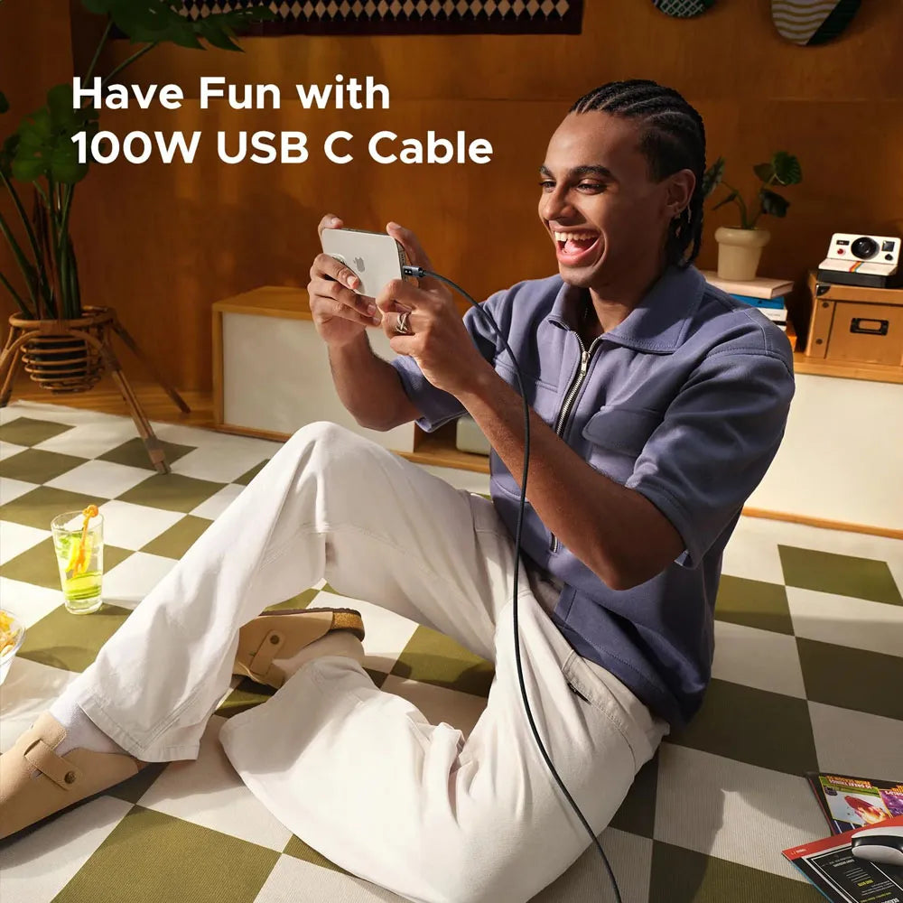 Ugreen Uno USB-C to USB-C Cable 100W-3.3ft
