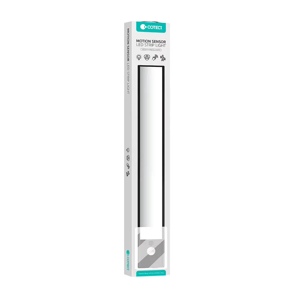 Coteci Motion Sensor LED Strip Light-30cm-1.5w –Silver Color