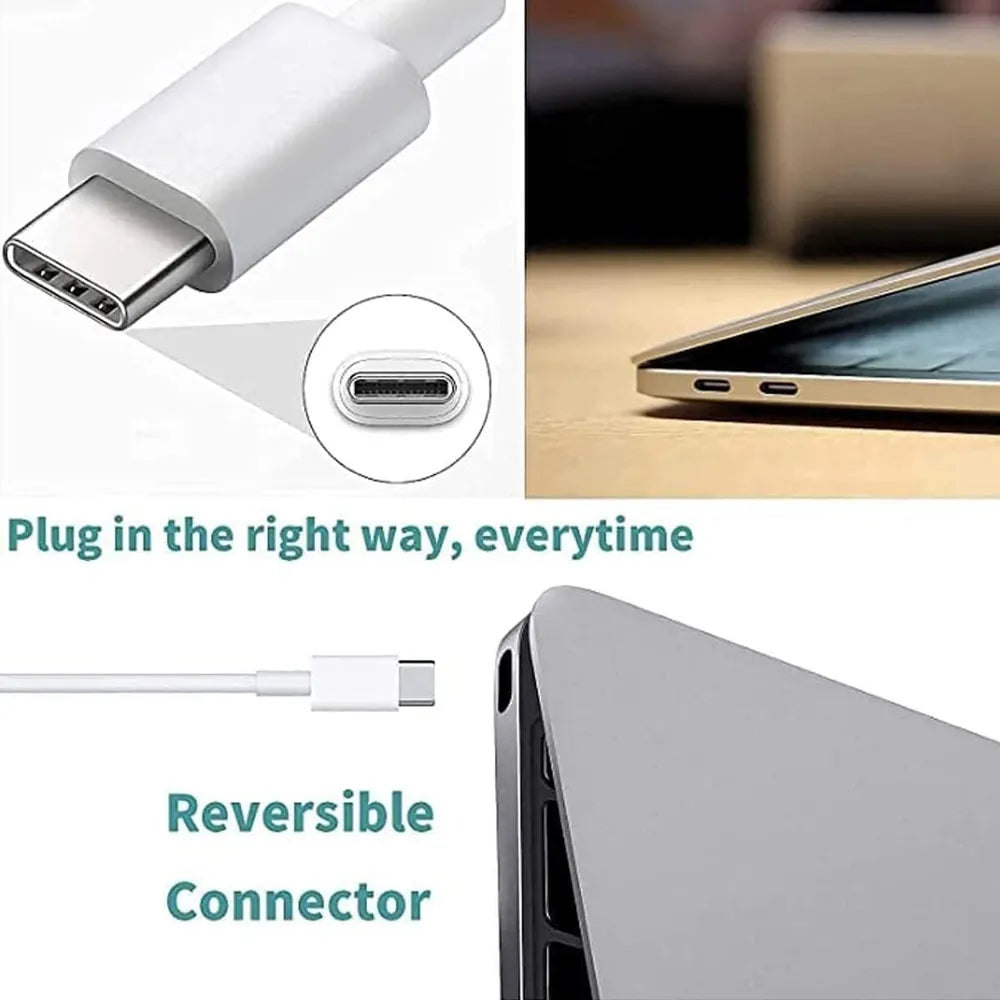 Coteci 96W USB-C Power Adapter with Cable USB-C to USB-C-UK Plug