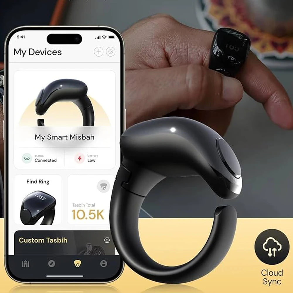Weslamic iTasbih Ring Salam Magnetic Fast Charging