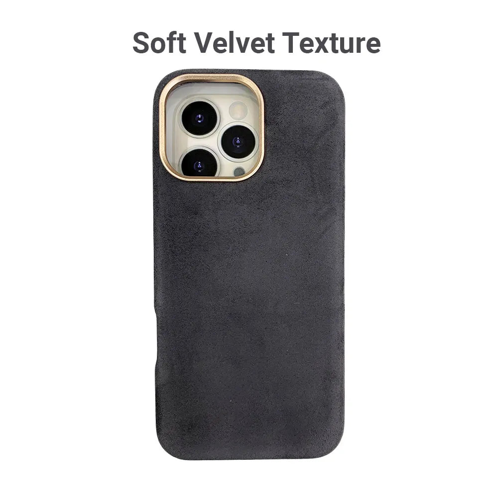Creative Case For iPhone 16 Pro Max Velvet Case – Gray