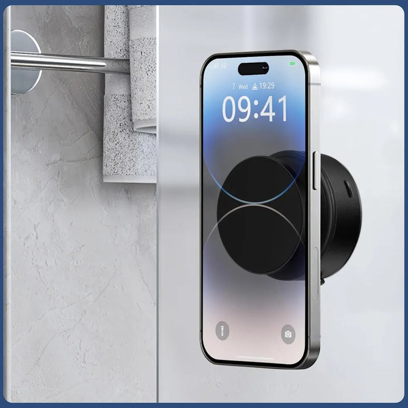 XT60-E 360° Rotatable Wireless Fast Charging With Vacuum Car Mount-Black