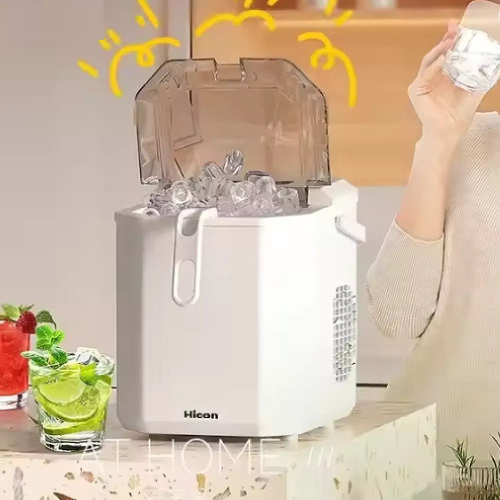 Hicon Portable Ice Maker HZB-16G 16KG Capacity 90W Power - White