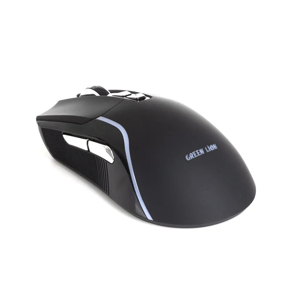 Green Lion Gaming RGB Colors Mouse 2.4GHz & Bluetooth 5.2 Rechargeable