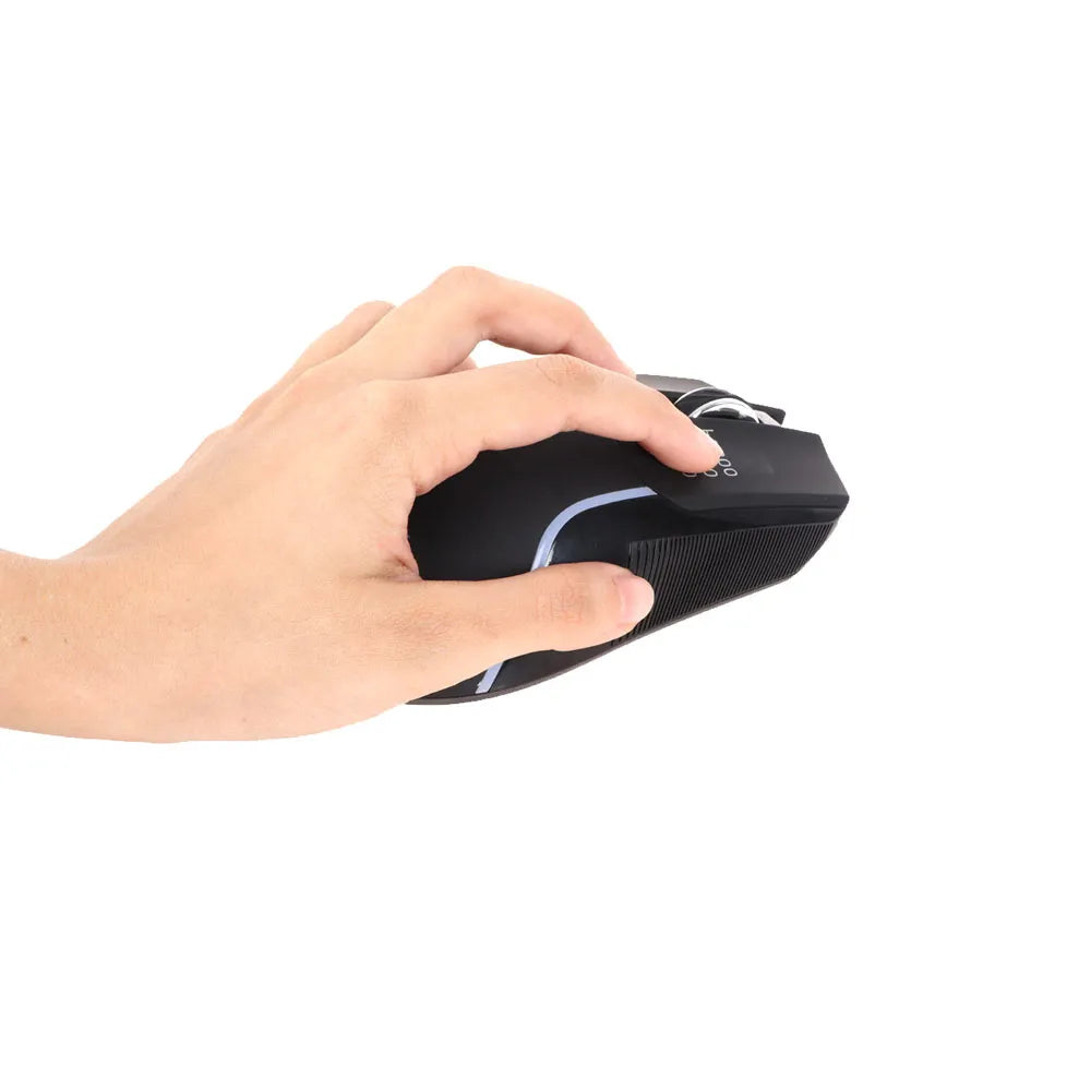 Green Lion Gaming RGB Colors Mouse 2.4GHz & Bluetooth 5.2 Rechargeable