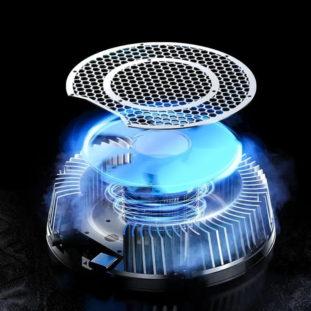 MEMO CX05 Tablet Cooler – 30W Magnetic & Clip-On Radiator with 3-Level Adjustable Cooling
