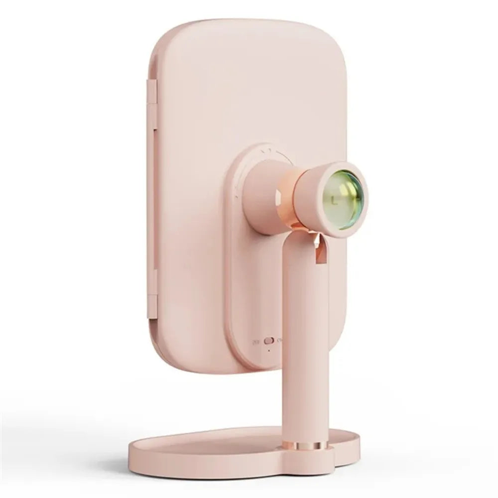 LED Makeup Mirror with Adjustable Brightness & 3X Magnification