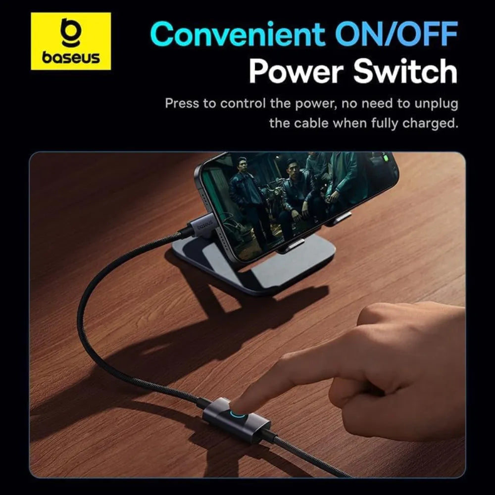 Baseus High Definition Type-C to DP Adapter Cable 8K@60Hz with 100W PD, ON/OFF Button, 1.5M