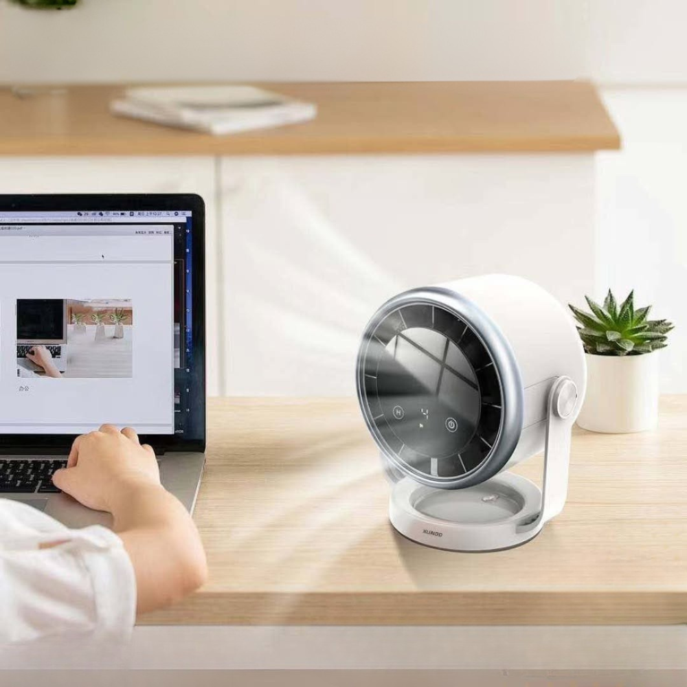 Xundd Silent Desktop Turbo Fan XDOT-066, ABS & PP Material, Ultra Quiet Operation, Compact Cooling Solution