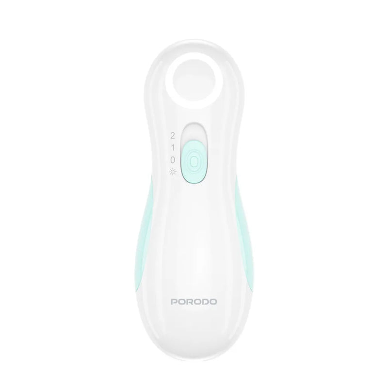 Porodo Baby Nail Trimmer Set with 360° Gentle Rotation, Interchangeable Heads, Night Light, Ergonomic Design – For Babies and Adults-2
