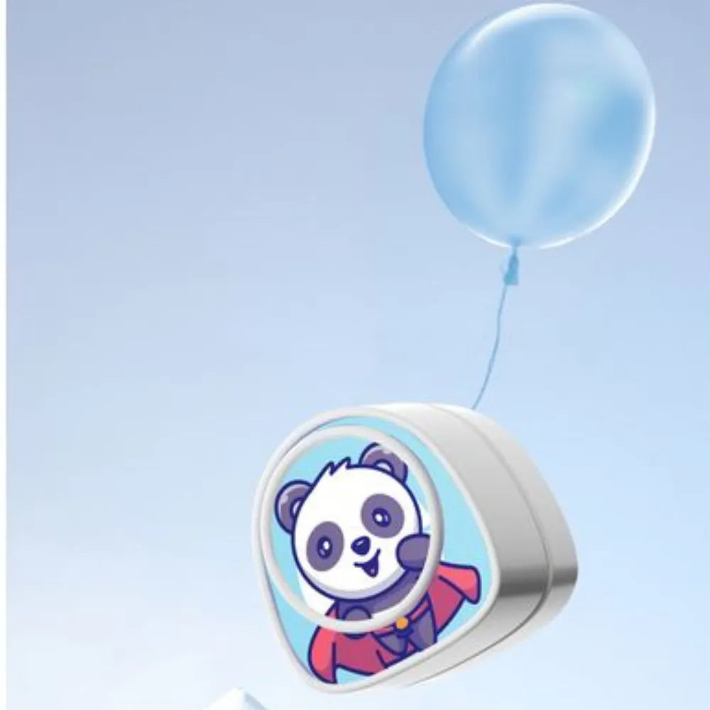Porodo Life Style Kids Portable Neck Fan 900mAh Battery with 3-Speed Settings, Adjustable Lanyard, Up to 10 Hours Working Time – Blue