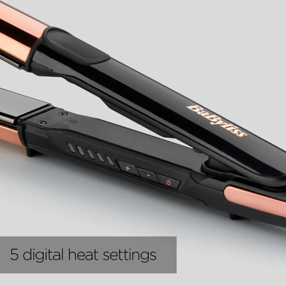 Babyliss Straight & Curl Brilliance 2-in-1 Straightening Iron Advanced Ceramics Heating System Up To 235°C