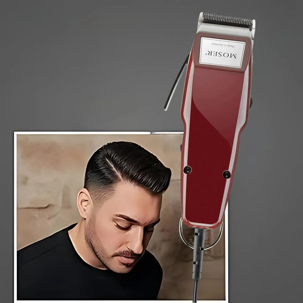 Moser ProfiLine 1400 Hair Clipper – Corded Electric, Adjustable Cutting Length, Stainless Steel Blade, Includes Accessories