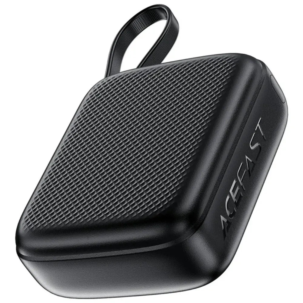 ACEFAST M15-10000 Power Bank PD 20W Fast Charging 10000mAh Portable Charger with Built-in Cable and LED Display