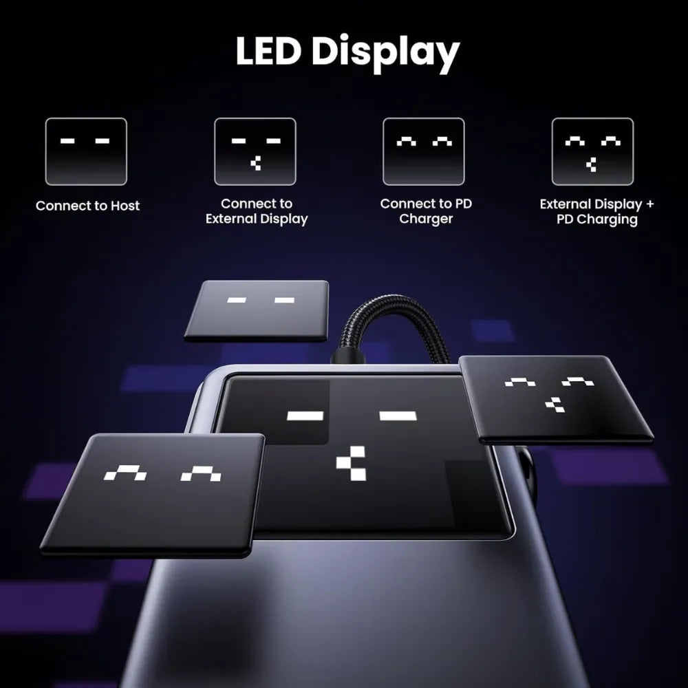 UGREEN 35998 Uno 6-in-1 USB-C Hub with 10Gbps Data Ports, 4K@60Hz HDMI, and PD100W