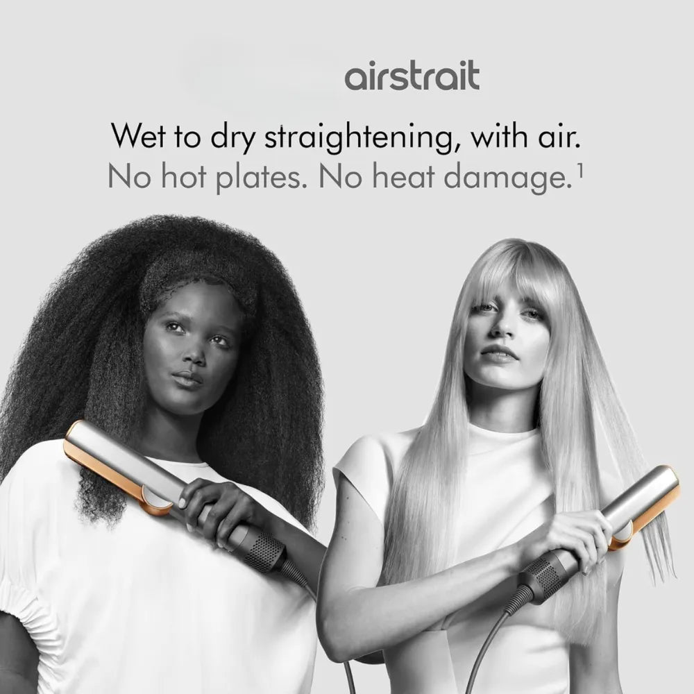 Wet-to-Dry Hair Straightener – No Heat Damage, 2-in-1 Straightening & Drying, 3 Modes, Intelligent Heat Control