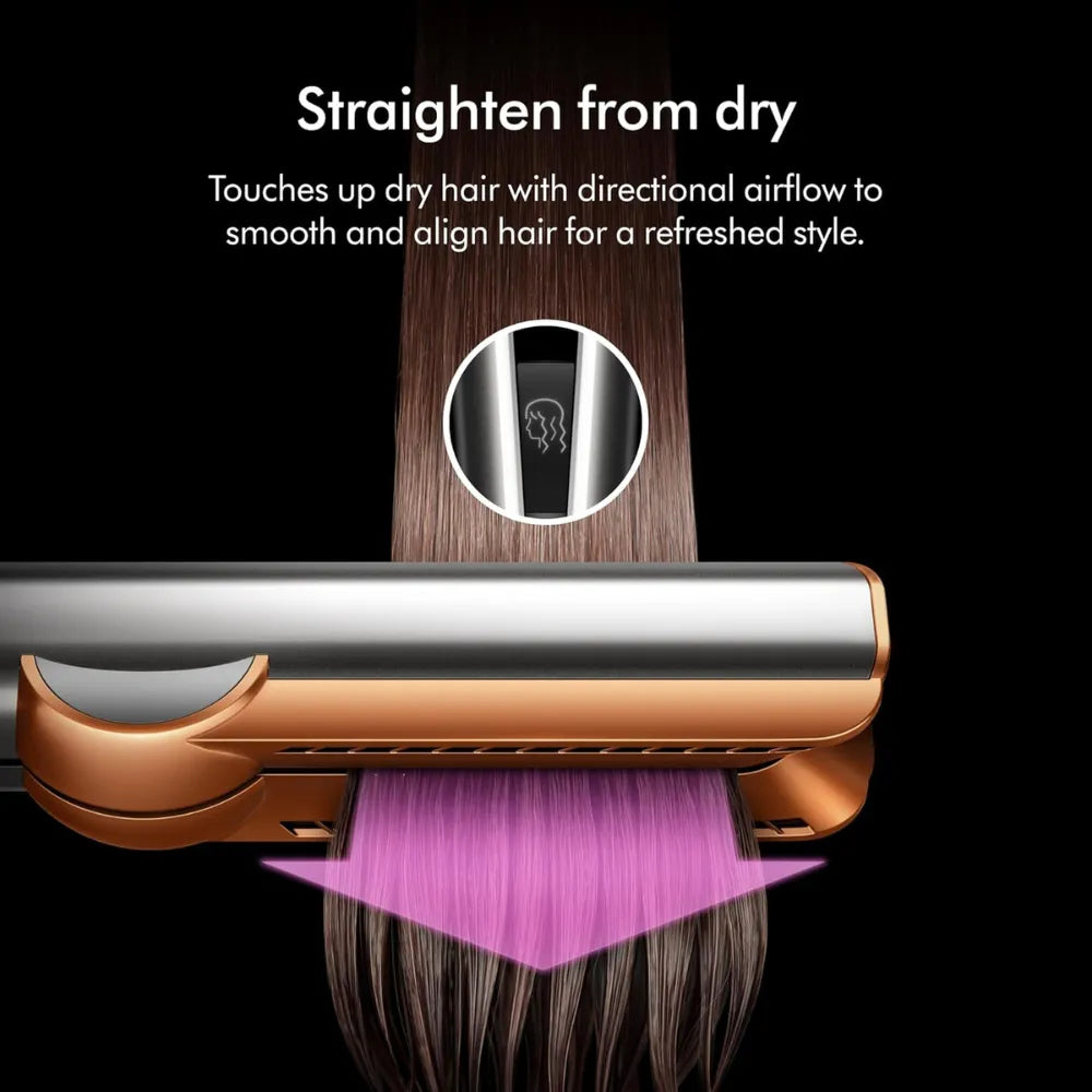 Wet-to-Dry Hair Straightener – No Heat Damage, 2-in-1 Straightening & Drying, 3 Modes, Intelligent Heat Control