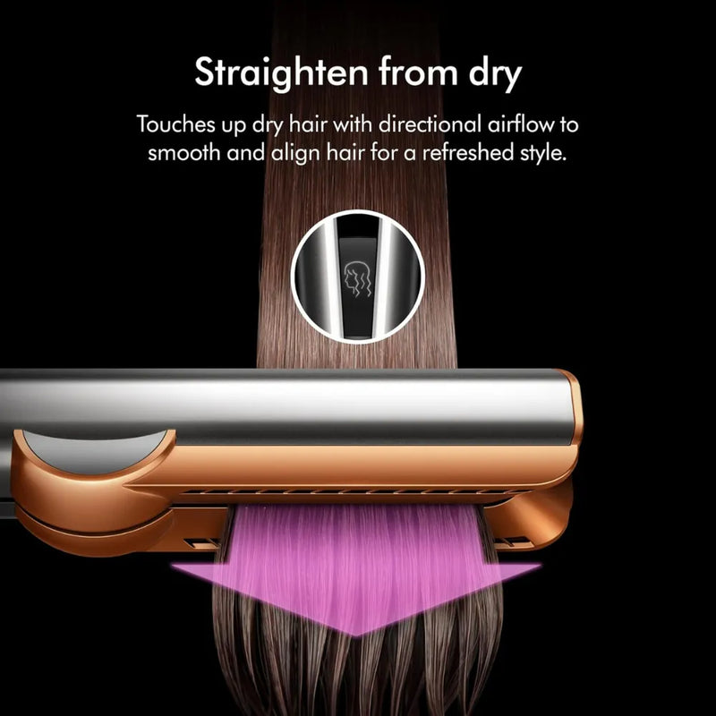 Wet-to-Dry Hair Straightener – No Heat Damage, 2-in-1 Straightening & Drying, 3 Modes, Intelligent Heat Control