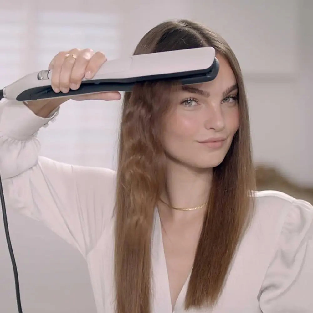 Babyliss Steam Lustre Professional Hair Straightener Advanced Ceramic Broad Heating Plate with 360° Steam Function