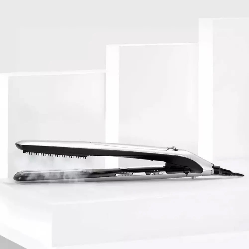 Babyliss Steam Lustre Professional Hair Straightener Advanced Ceramic Broad Heating Plate with 360° Steam Function