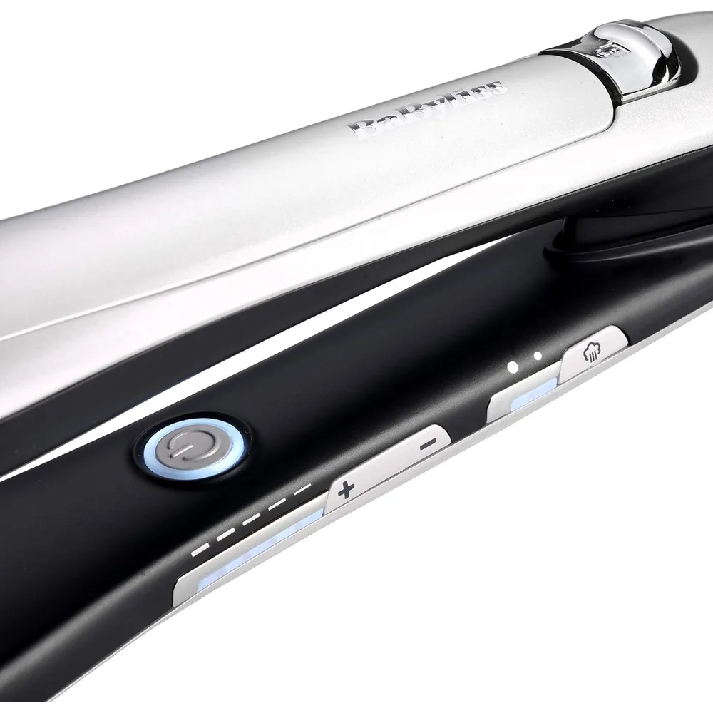 Babyliss Steam Lustre Professional Hair Straightener Advanced Ceramic Broad Heating Plate with 360° Steam Function