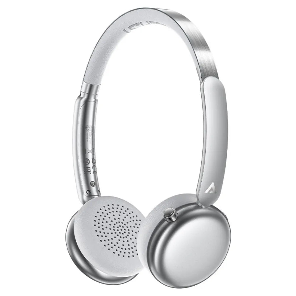 ACEFAST H8 Wireless Headphones Bluetooth 5.4 with 30dB ANC, 60H Battery, HiFi Sound, HD Mic, Rotatable Earcups - Silver