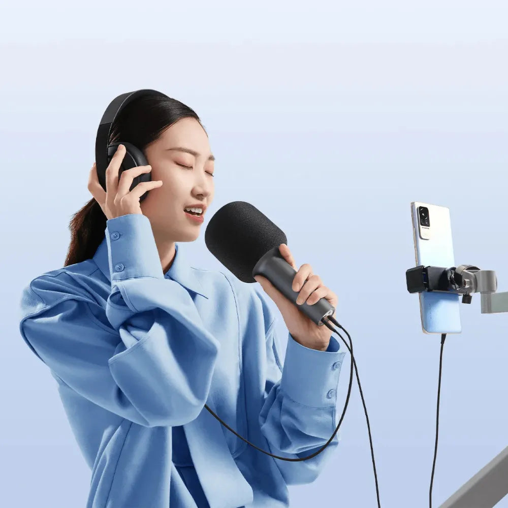 Xiaomi Karaoke Microphone with Stereo Sound, DSP Chip, 9 Sound Effects & 7-Hour Battery Life – Portable KTV Experience