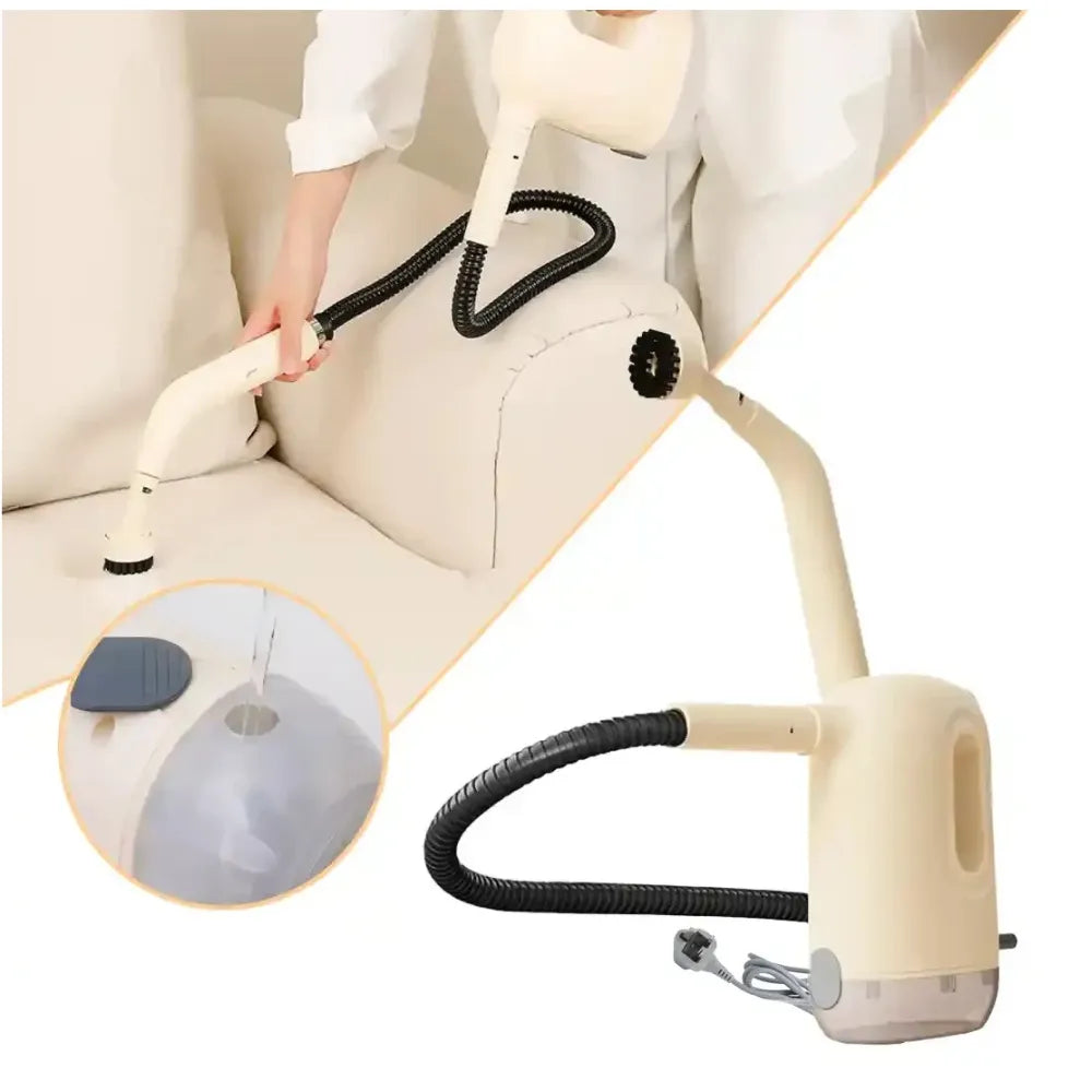 YCZQ-001 Electric High-Pressure Steam Cleaner 1200W with 300ml Tank – UK Plug, 180cm Cable, Lightweight ABS Body