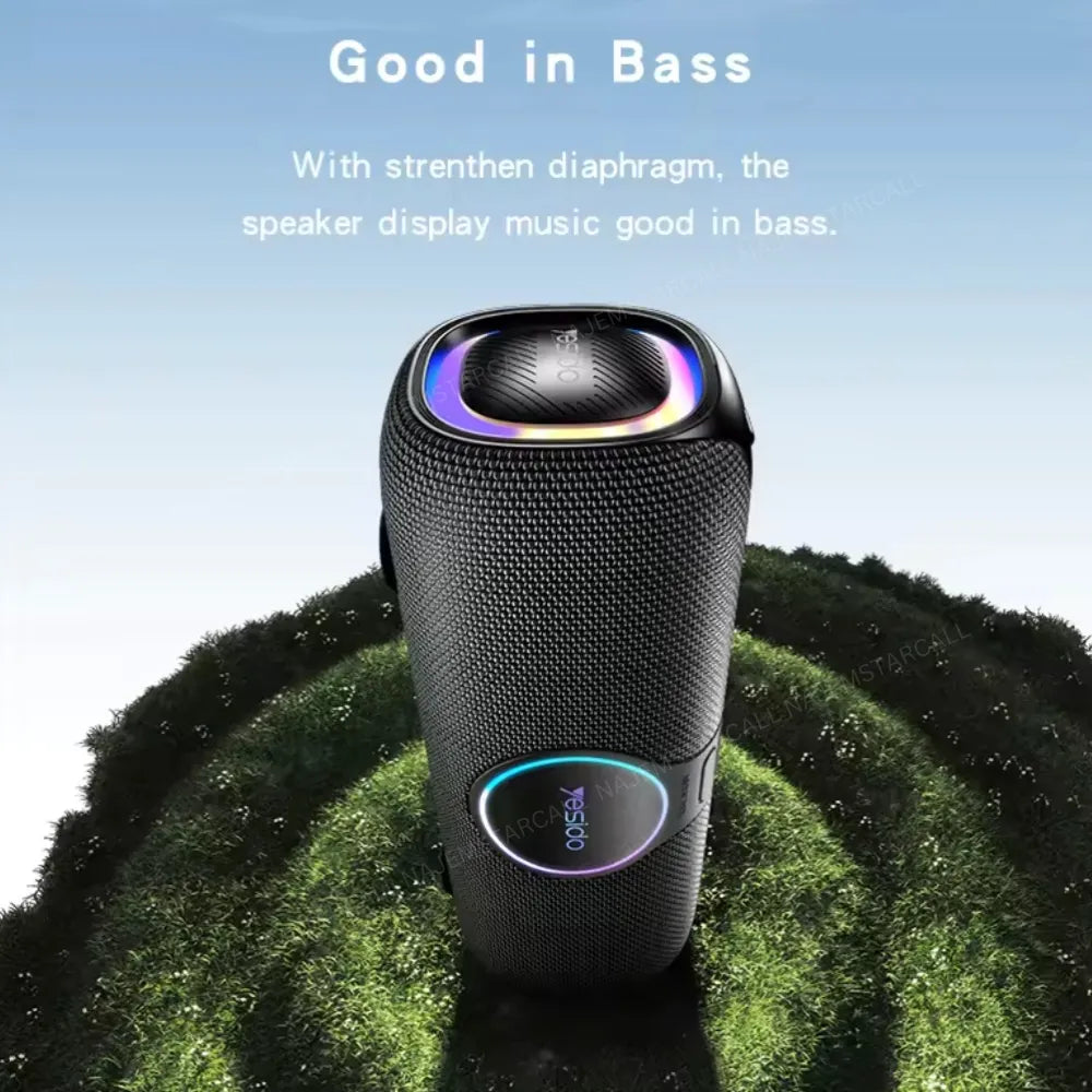 Yesido YSW21 120W Wireless RGB Speaker – IPX6, Bluetooth 5.0, UHF Mic, 4 Speakers, Up to 6H Playtime