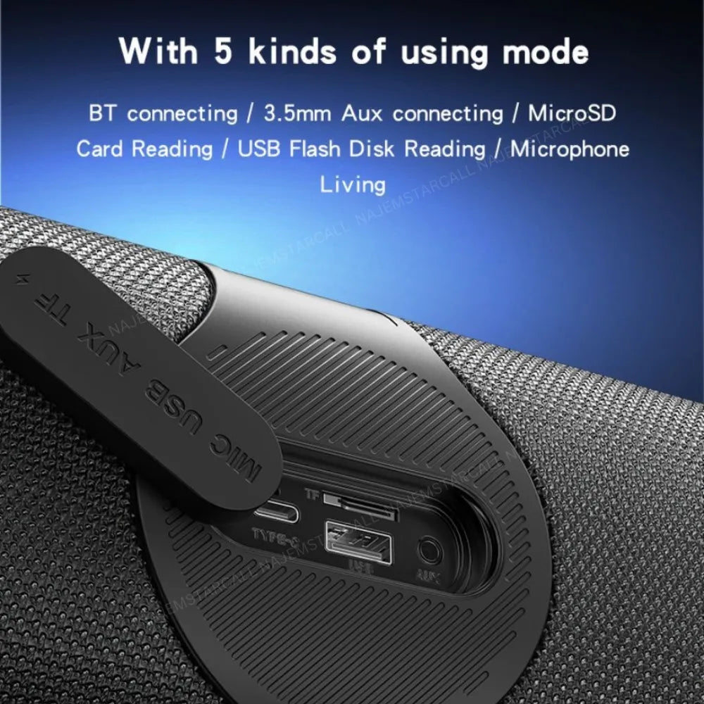 Yesido YSW21 120W Wireless RGB Speaker – IPX6, Bluetooth 5.0, UHF Mic, 4 Speakers, Up to 6H Playtime