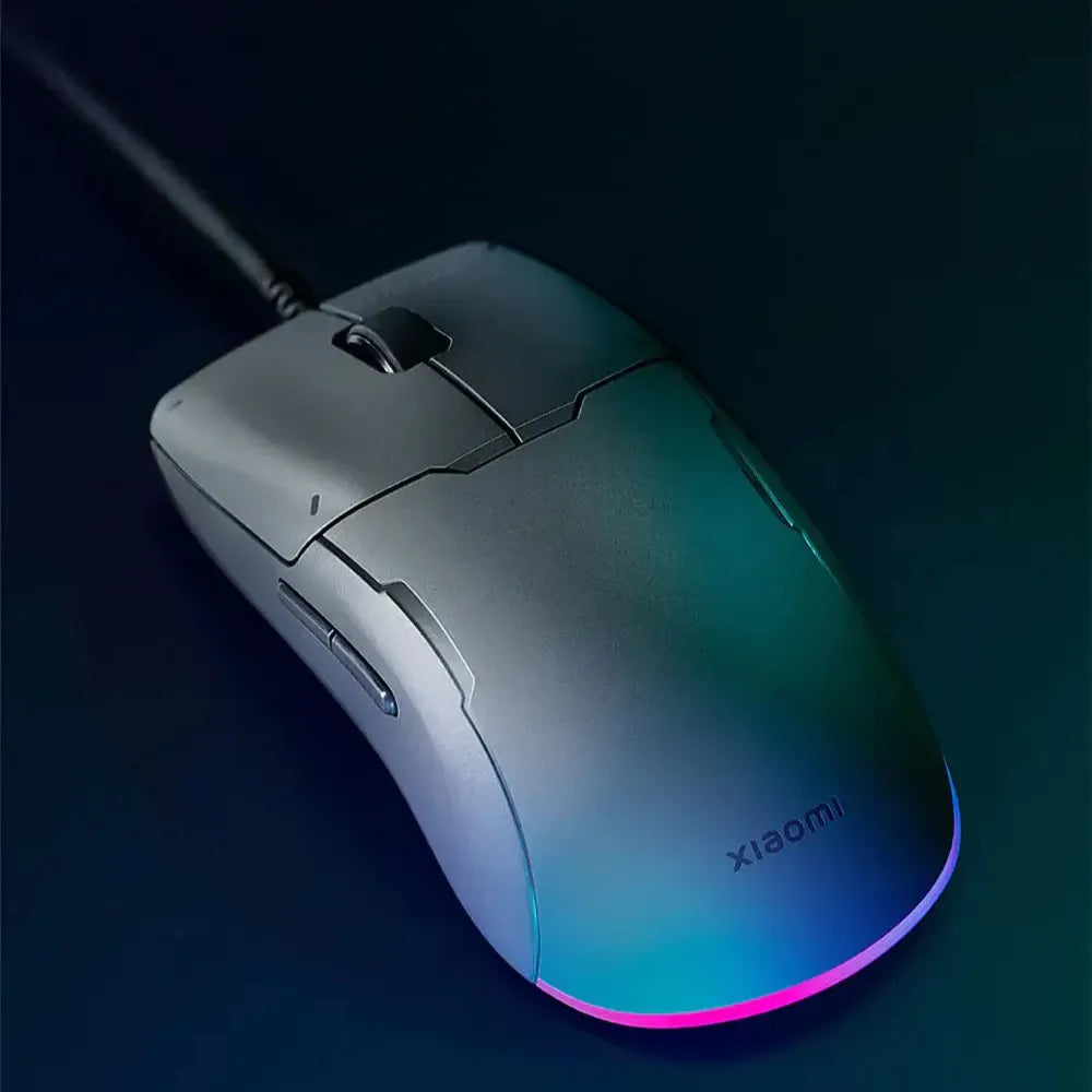 Xiaomi Gaming Mouse Lite Wired USB with 5-Level Adjustable DPI, TTC Gold Microswitch & RGB Lighting – Windows & macOS Compatible