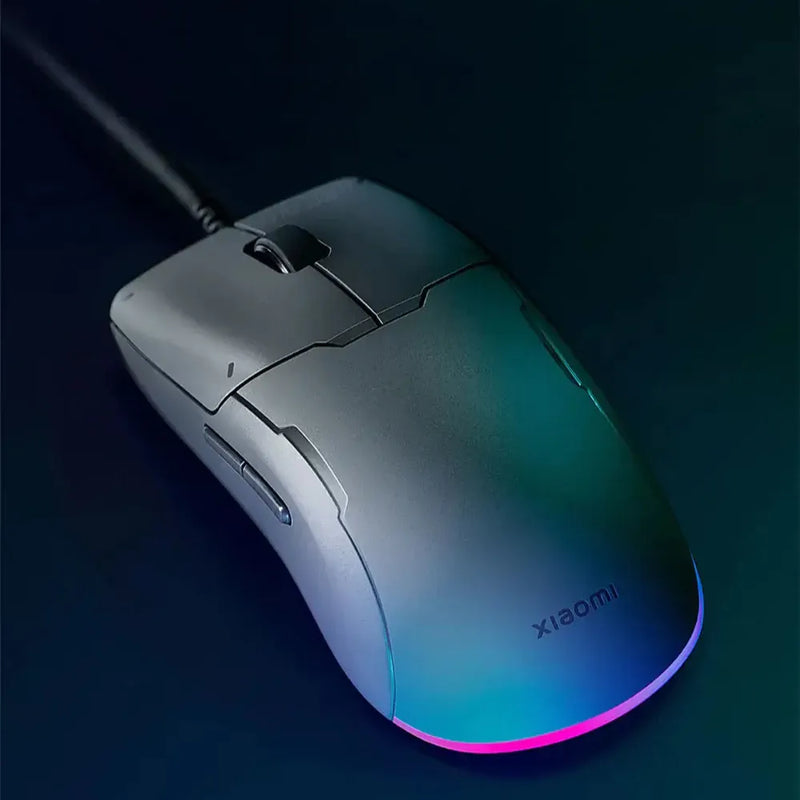 Xiaomi Gaming Mouse Lite Wired USB with 5-Level Adjustable DPI, TTC Gold Microswitch & RGB Lighting – Windows & macOS Compatible