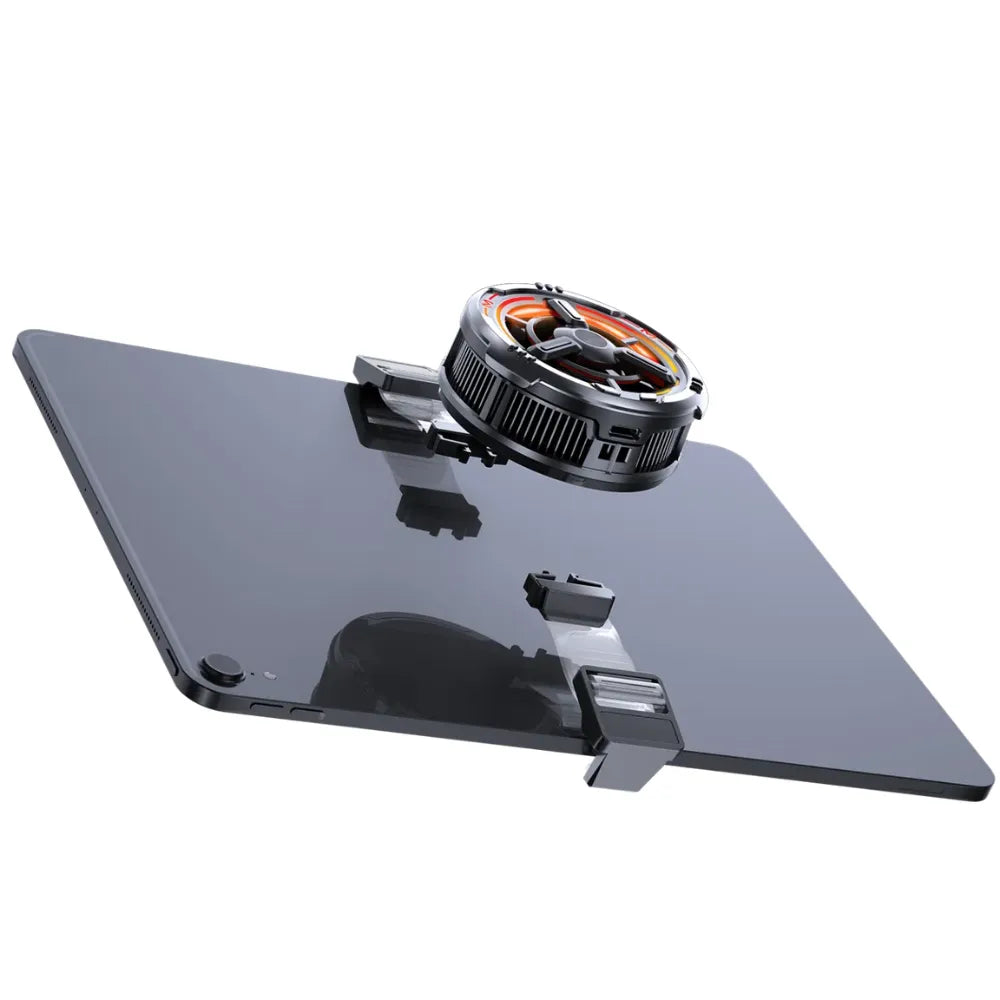MEMO CX09 Phone & Tablet Cooler with 3-Speed Cooling, Dual Semiconductor & Fan Technology, Magnetic Mount, USB-C Powered
