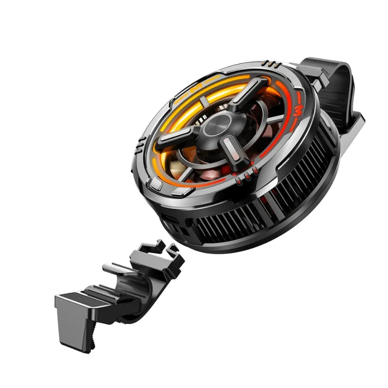 MEMO CX09 Phone & Tablet Cooler with 3-Speed Cooling, Dual Semiconductor & Fan Technology, Magnetic Mount, USB-C Powered