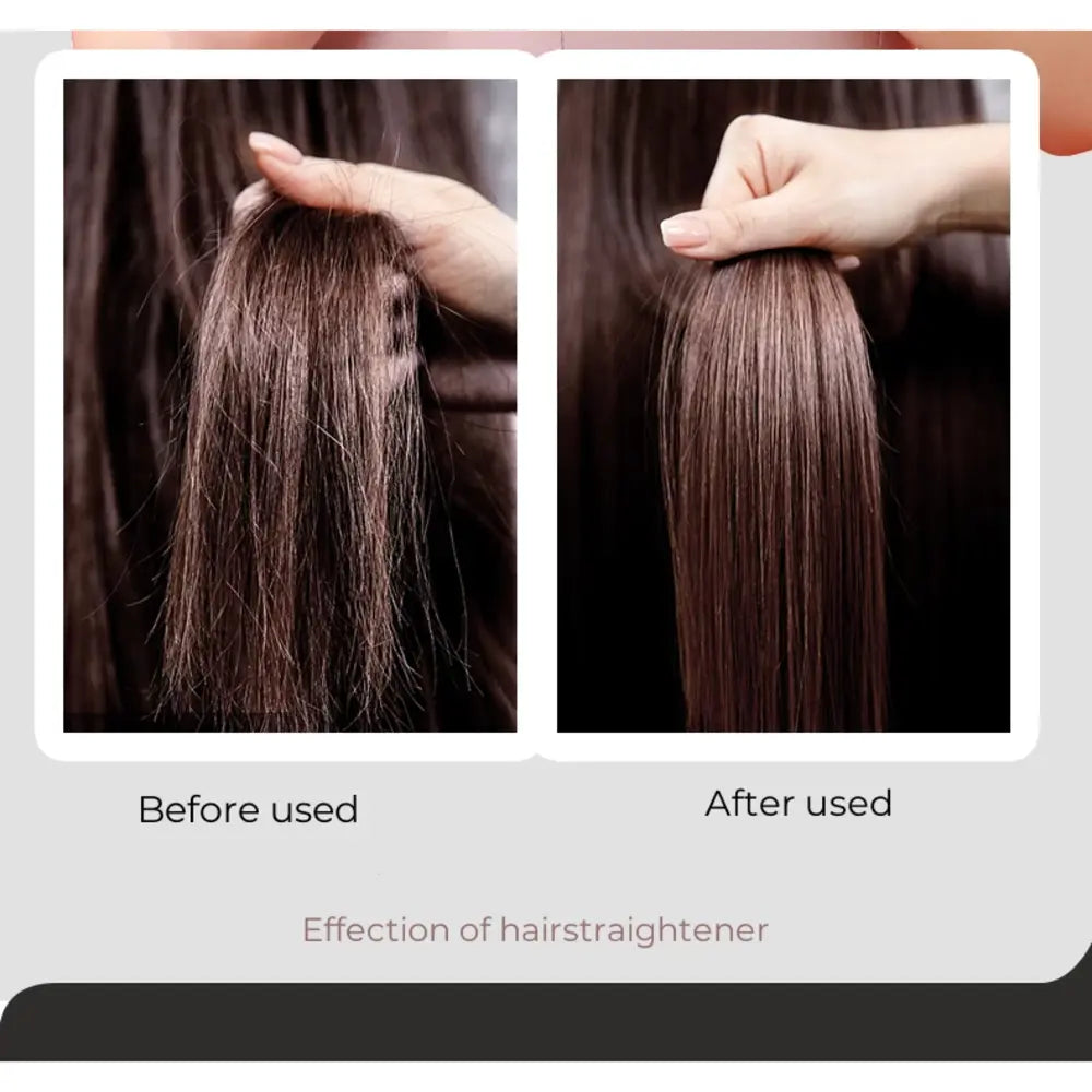 K-Skin KD382 Wireelss 2 in 1 Hair Curler and Straightener Brush PTC With Ceramic Heating Elements Up To 200°C