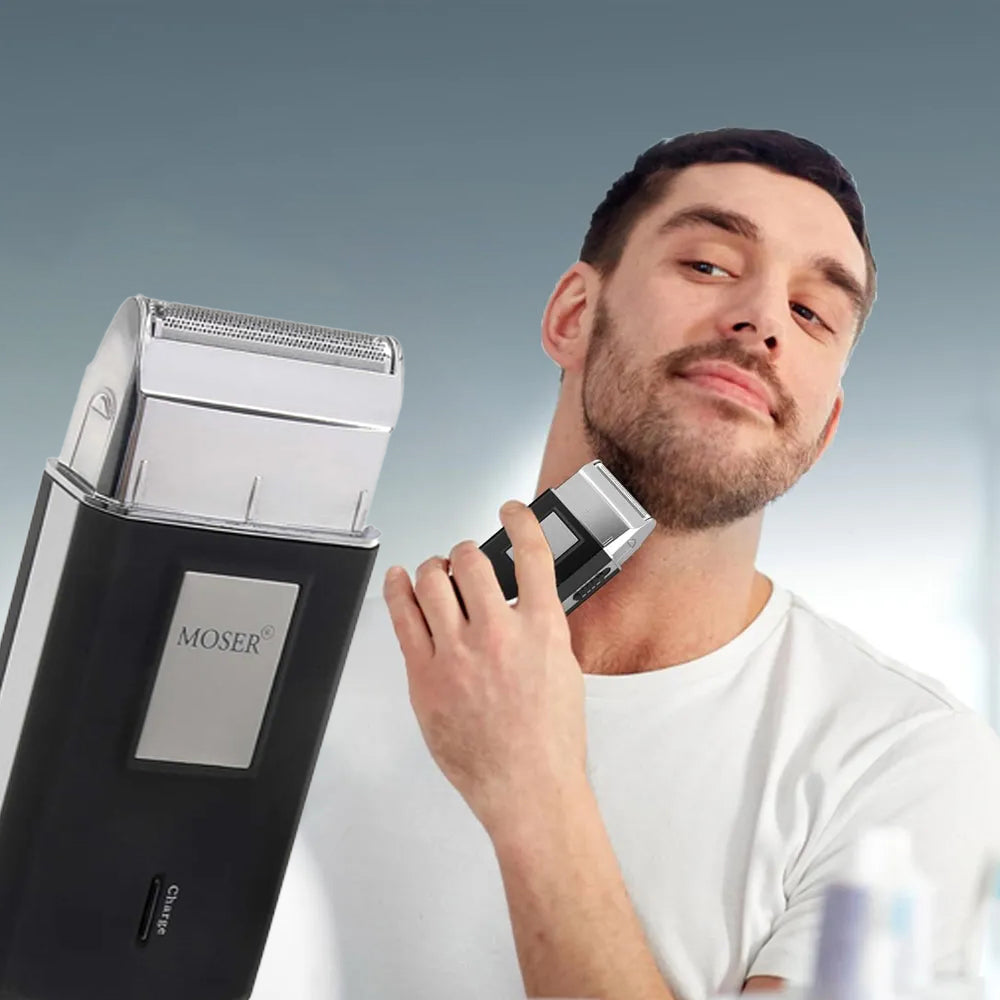Moser Cordless Mobile Shaver for Men Battery Powered Up to 90 Minutes