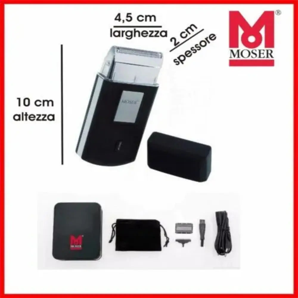 Moser Cordless Mobile Shaver for Men Battery Powered Up to 90 Minutes