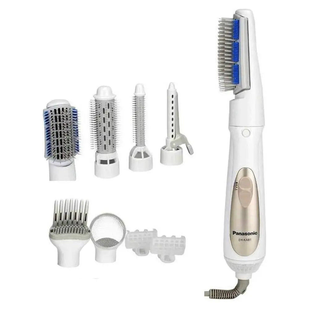 Panasonic EH KA81 W 865 Hair Styler With 8 Attachments Corded Electric 650W