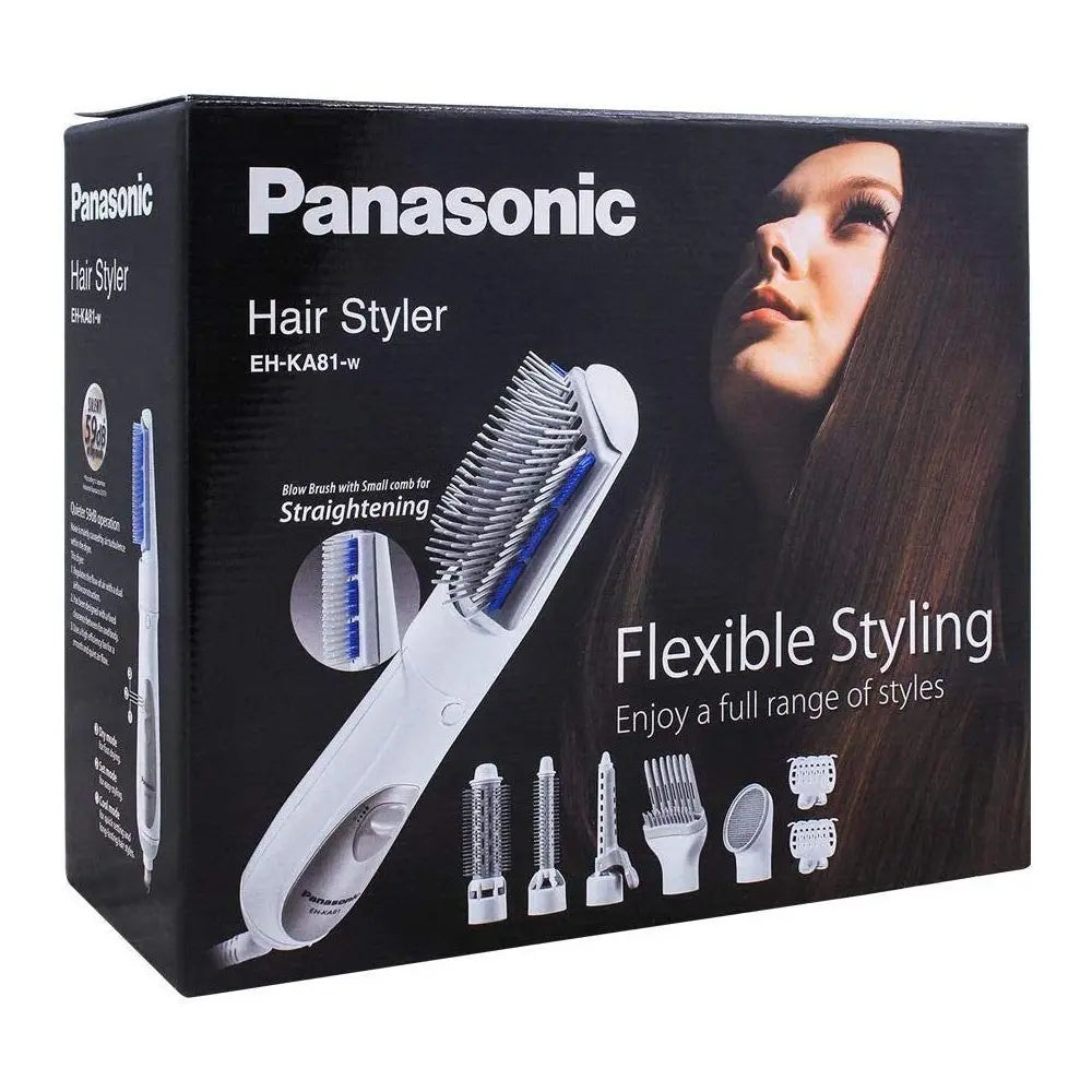 Panasonic EH KA81 W 865 Hair Styler With 8 Attachments Corded Electric 650W