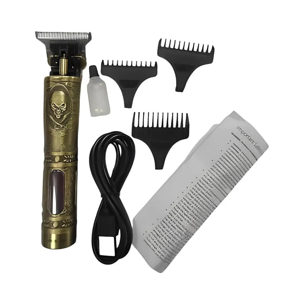 Green Lion Pirates Hair Trimmer with LCD Display Type-C Rechargeable
