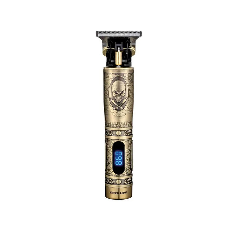 Green Lion Pirates Hair Trimmer with LCD Display Type-C Rechargeable