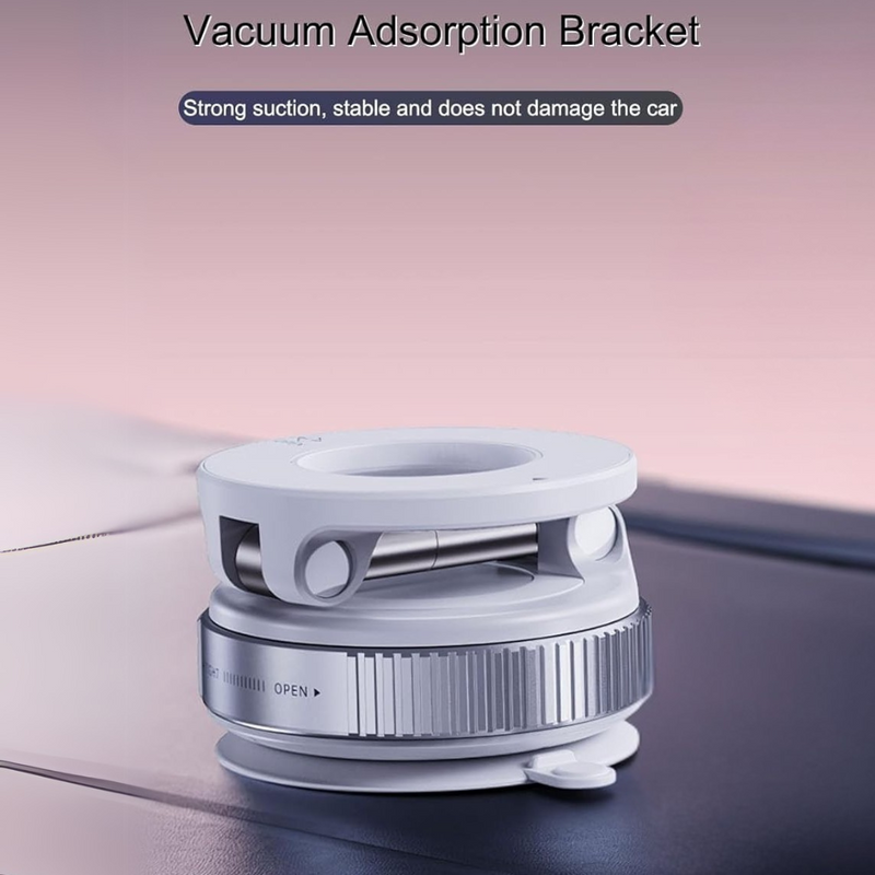 X68 360° Rotate Vacuum Suction Magnetic Bracket-white