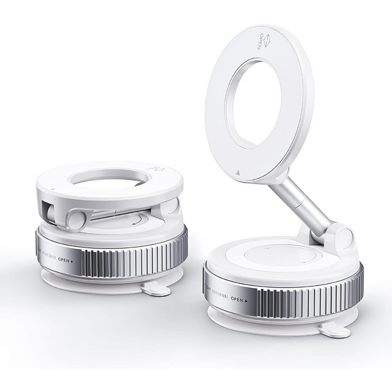 X68 360° Rotate Vacuum Suction Magnetic Bracket-white