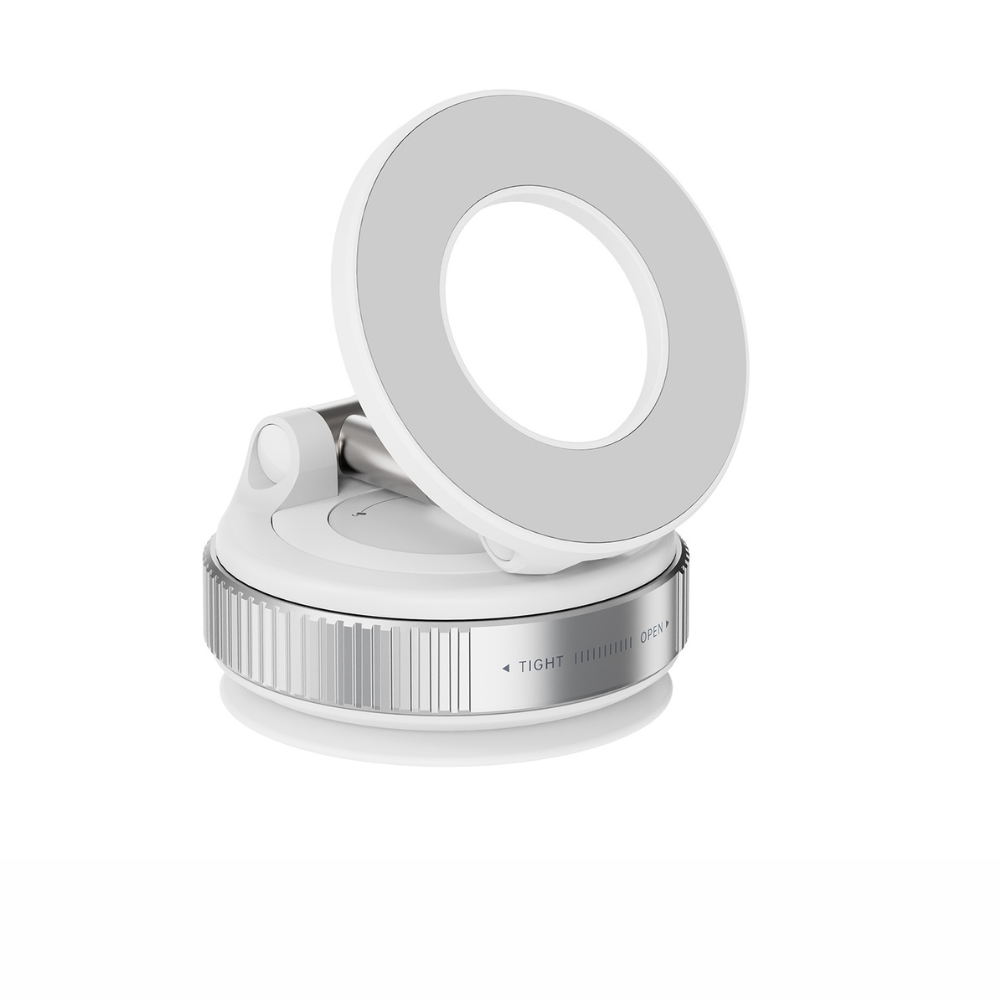 X68 360° Rotate Vacuum Suction Magnetic Bracket-white