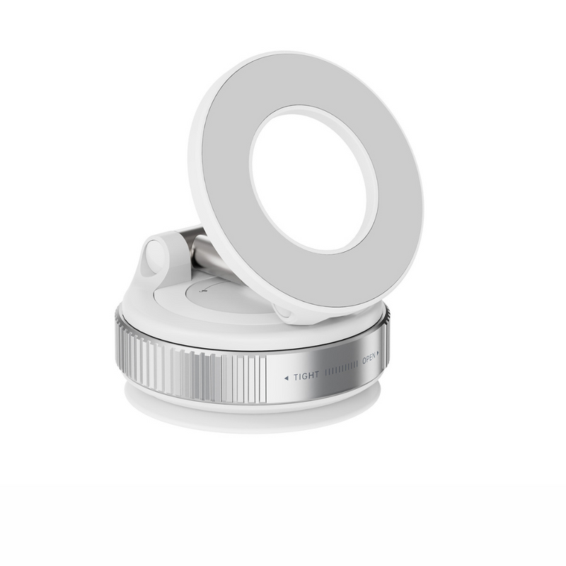 X68 360° Rotate Vacuum Suction Magnetic Bracket-white