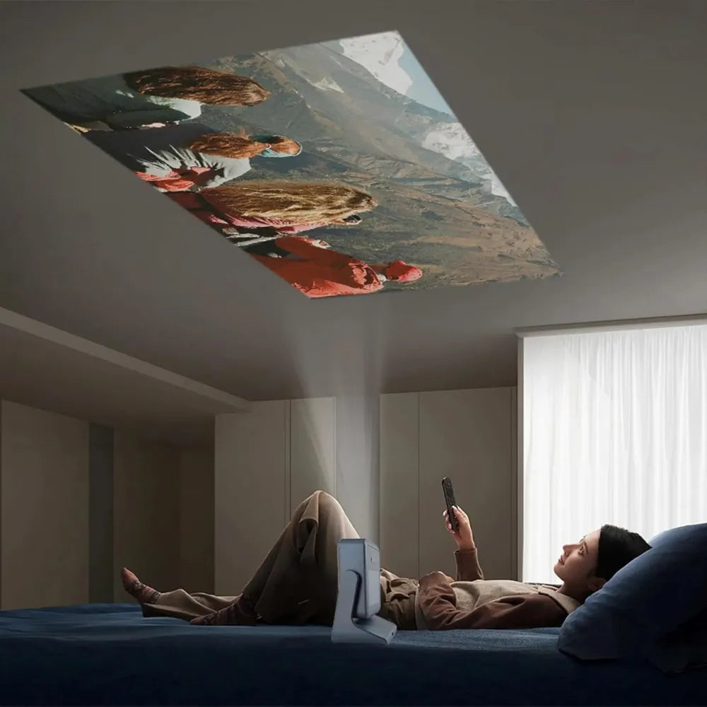 Touch Play Full HD Smart Projector 1080p, 11000 Lumens, World’s First Touchscreen with Auto Focus, Dual WiFi BT5.0 HDMI USB, 10W Speaker